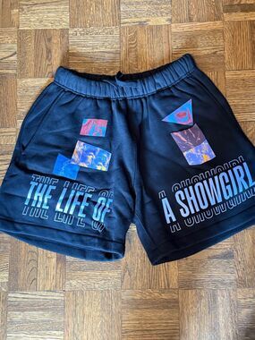 Taylor Swift TLOASG - Black Sweat Shorts – Official Merch - XSmall